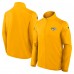 Nashville Predators Fanatics Gold Authentic Pro Rink Fleece Full-Zip Jacket