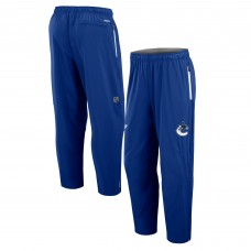 Vancouver Canucks Fanatics Blue Authentic Pro Rink Coaches Pants