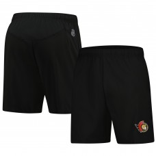 Ottawa Senators Fanatics Black Tech Training Shorts
