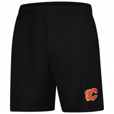 Calgary Flames Fanatics Black Tech Training Shorts