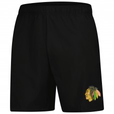 Chicago Blackhawks Fanatics Black Tech Training Shorts