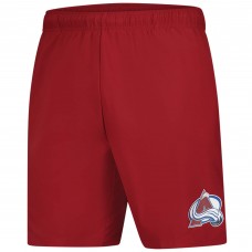 Шорты Colorado Avalanche Fanatics Burgundy Tech Training