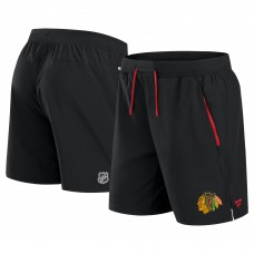 Шорты Chicago Blackhawks Fanatics Black Authentic Pro Rink Performance