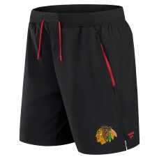 Шорты Chicago Blackhawks Fanatics Black Authentic Pro Rink Performance