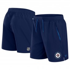 Шорты Winnipeg Jets Fanatics Navy Authentic Pro Rink Performance
