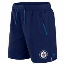 Шорты Winnipeg Jets Fanatics Navy Authentic Pro Rink Performance