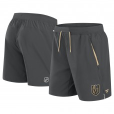 Шорты Vegas Golden Knights Fanatics Gray Authentic Pro Rink Performance