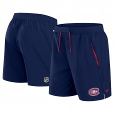 Шорты Montreal Canadiens Fanatics Navy Authentic Pro Rink Performance Шорты Montreal Canadiens Fanatics Navy Authentic Pro Rink Performance