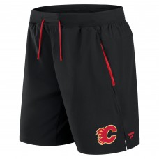 Calgary Flames Fanatics Black Authentic Pro Rink Performance Shorts