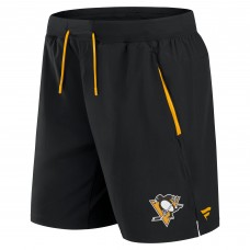 Шорты Pittsburgh Penguins Fanatics Black Authentic Pro Rink Performance Шорты Pittsburgh Penguins Fanatics Black Authentic Pro Rink Performance