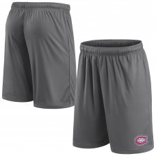 Шорты Montreal Canadiens Fanatics Gray Primary Logo Шорты Montreal Canadiens Fanatics Gray Primary Logo