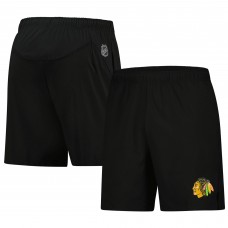 Chicago Blackhawks Fanatics Black Authentic Pro Performance Shorts