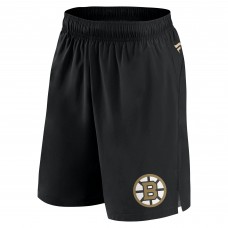 Boston Bruins Fanatics Black Tech Performance Shorts