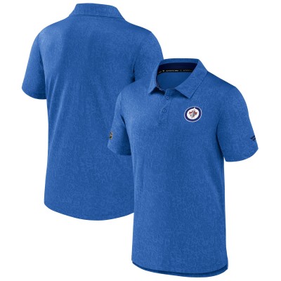 Поло Winnipeg Jets Fanatics Light Blue Authentic Pro Anniversary