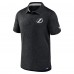 Поло Tampa Bay Lightning Fanatics Black Authentic Pro Jacquard