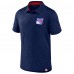 New York Rangers Fanatics Navy Authentic Pro Jacquard Polo