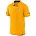 Nashville Predators Fanatics Gold Authentic Pro Jacquard Polo