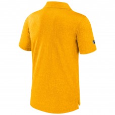 Nashville Predators Fanatics Gold Authentic Pro Jacquard Polo