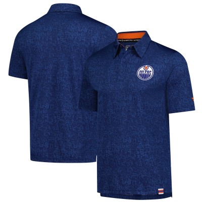 Поло Edmonton Oilers Fanatics Royal Authentic Pro Jacquard