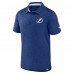 Поло Tampa Bay Lightning Fanatics Cobalt Authentic Pro Jacquard