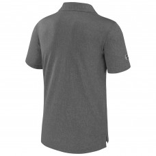 Поло New Jersey Devils Fanatics Gray Authentic Pro Tonal Logo Jacquard