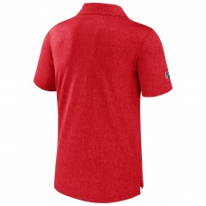 Поло New Jersey Devils Fanatics Red Authentic Pro Tonal Logo Jacquard