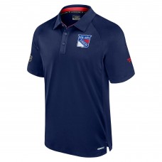 New York Rangers Fanatics Navy Authentic Pro Rink Raglan Polo New York Rangers Fanatics Navy Authentic Pro Rink Raglan Polo