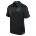 San Jose Sharks Fanatics Black Authentic Pro Rink Raglan Polo