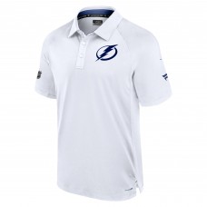 Поло Tampa Bay Lightning Fanatics White Authentic Pro Rink Raglan Поло Tampa Bay Lightning Fanatics White Authentic Pro Rink Raglan