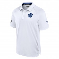 Поло Toronto Maple Leafs Fanatics White Authentic Pro Rink Raglan
