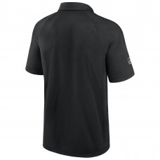 Vancouver Canucks Fanatics Black Authentic Pro Polo