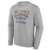 St. Louis Blues Fanatics Gray Nimbus Fleece Pullover Sweatshirt