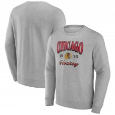 Кофта Chicago Blackhawks Fanatics Gray Nimbus Fleece