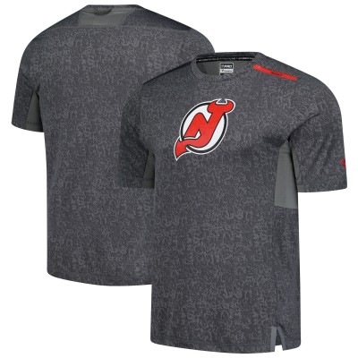 Футболка New Jersey Devils Fanatics Gray Authentic Pro Performance