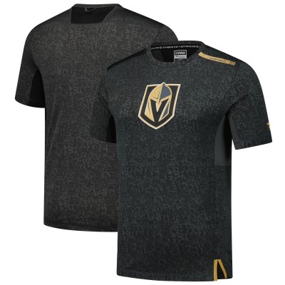 Футболка Vegas Golden Knights Fanatics Charcoal Authentic Pro Performance