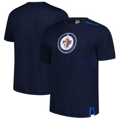 Футболка Winnipeg Jets Fanatics Navy Authentic Pro Performance