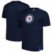 Футболка Winnipeg Jets Fanatics Navy Authentic Pro Performance