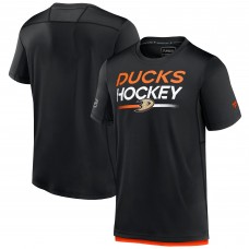 Футболка Anaheim Ducks Fanatics Black Authentic Pro Tech