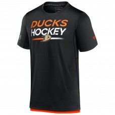 Футболка Anaheim Ducks Fanatics Black Authentic Pro Tech
