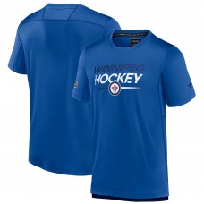Футболка Winnipeg Jets Fanatics Blue Authentic Pro Tech