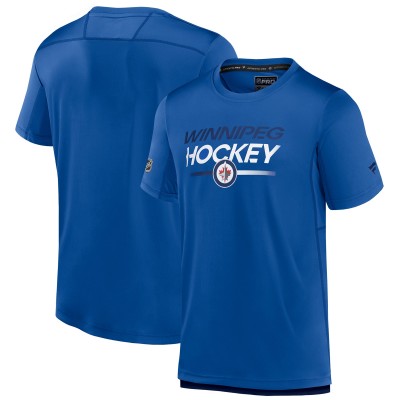 Футболка Winnipeg Jets Fanatics Blue Authentic Pro Tech