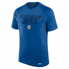 Футболка Winnipeg Jets Fanatics Blue Authentic Pro Rink Tech
