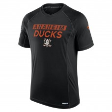 Футболка Anaheim Ducks Fanatics Black Authentic Pro Rink Tech