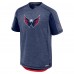 Футболка Washington Capitals Fanatics Heather Navy Authentic Pro Rink Performance