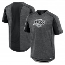 Los Angeles Kings Fanatics Heather Charcoal Authentic Pro Rink Performance T-Shirt