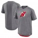 Футболка New Jersey Devils Fanatics Heather Gray Authentic Pro Rink Performance