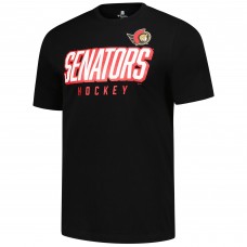 Ottawa Senators Fanatics Black T-Shirt Ottawa Senators Fanatics Black T-Shirt