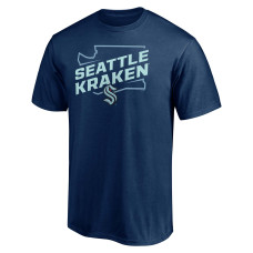 Seattle Kraken Fanatics Deep Sea Blue Block Party Push Ahead T-Shirt Seattle Kraken Fanatics Deep Sea Blue Block Party Push Ahead T-Shirt