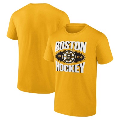 Футболка Boston Bruins Fanatics Gold Team Pride