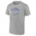 St. Louis Blues Fanatics Gray Emblem T-Shirt